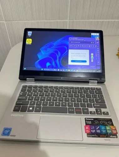 NOTEBOOK POSITIVO DUO C4128A - 2 EM 1 TOUCHSCREEN FULL HD