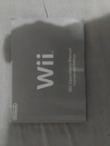 Manual de Nintendo wii para colecionadores