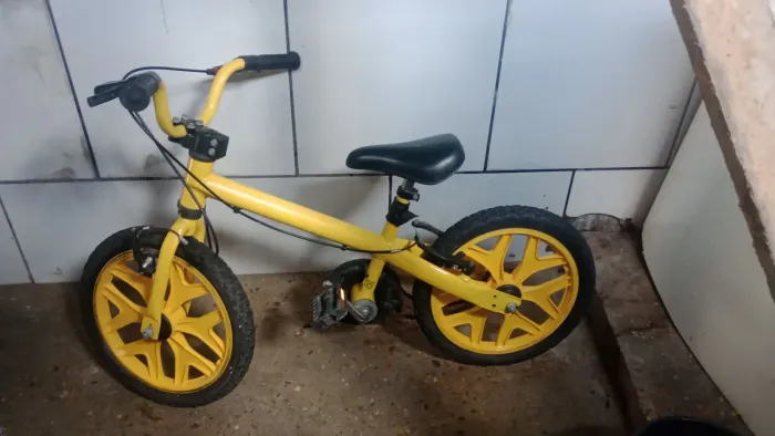 Bicicleta infantil.