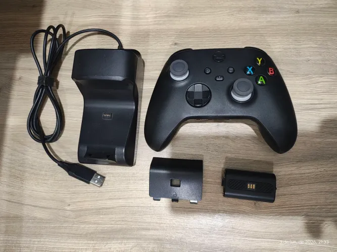 Controle Xbox Series Original Personalizado + Dock + Bateria 