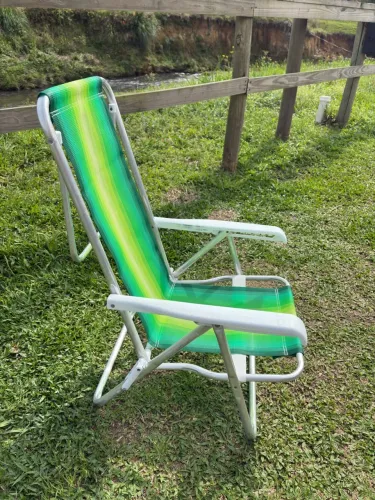 Cadeira de praia reclinável