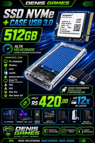 Ssd nmve + case 3.0
