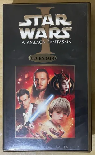 VHS Star Wars: A Ameaça Fantasma - Legendado