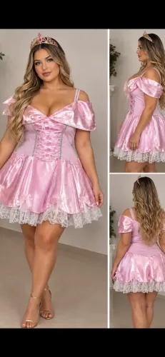Fantasia de princesa adulto tamanho G