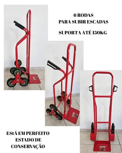 Carrinho de transporte de carga - SOBE ESCADAS