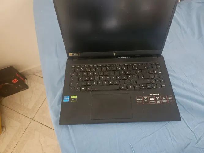 Notebook Gamer acer nitro V15 , RTX 3050, Intel 13 ,16gb RAM ddr5, 144 HZ, 512 GB ssd