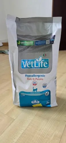 Ração Vet Life hypoallergenic gatos - 2kg