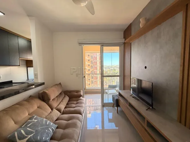 Apartamento mobiliado com 59,19m² no Bairro Ribeirania, Zona Sul de Ribeirão Preto/SP.