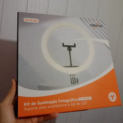 Luz para gravar vídeos para o Tiktok Rinh Light para fotografia Fotos com iluminação celul