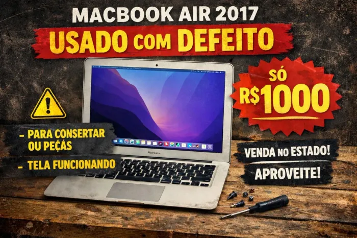 MACBOOK USADO COM DEFEITO