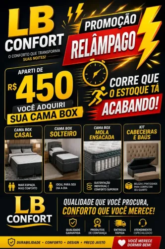 Promoção de cama casal