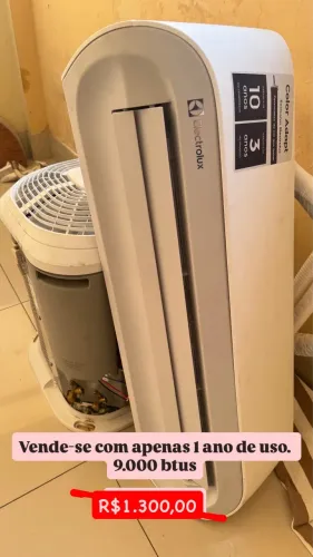 Ar condicionado split electrolux color adapt inverter 9.000 btus