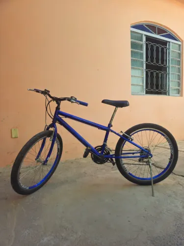 Bicicleta Aro 20 Azul AERO GTB - Revisada Pronta Pra Uso