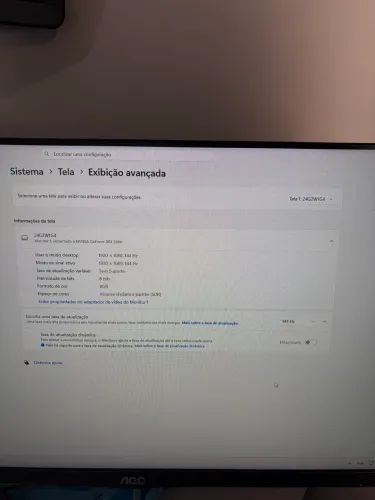 Monitor Gamer AOC Hero 24" IPS 144Hz 1ms - AMD FreeSync (Seminovo)