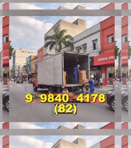 Frete! Mudanças e transportes de cargas com segurança e preço justo!