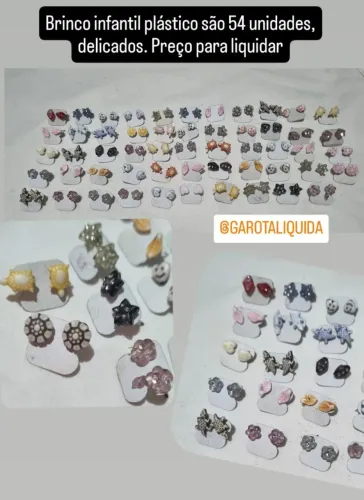 Brinco infantil 54 unidades de plástico