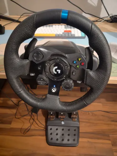 Volante Logitech g923 + câmbio g-shifter
