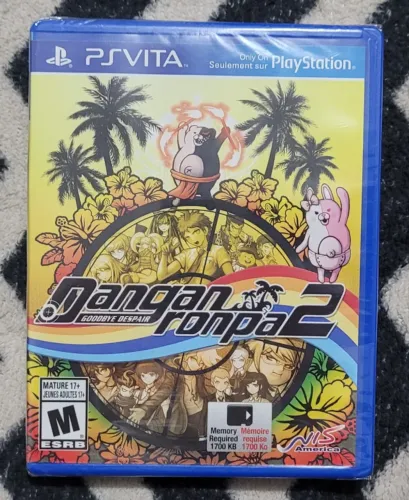Jogo Danganronpa 2 Goodbye Despair Americano Original Lacrado para PSVita