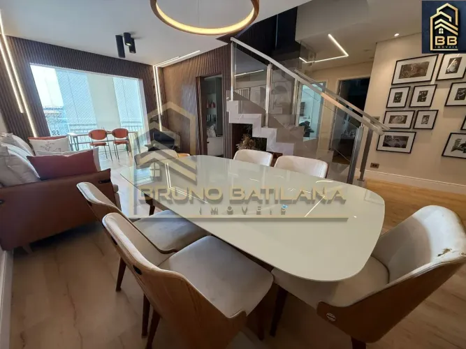 Cobertura Duplex Exclusiva à Venda  245m² | 4 Dorms (3 Suítes) | 3 Vagas | Paulicéia  SBC