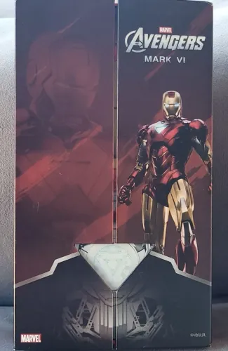 Boneco Homem de Ferro Mark VI Marvel Avengers Iron Man Figura Articulada Original.