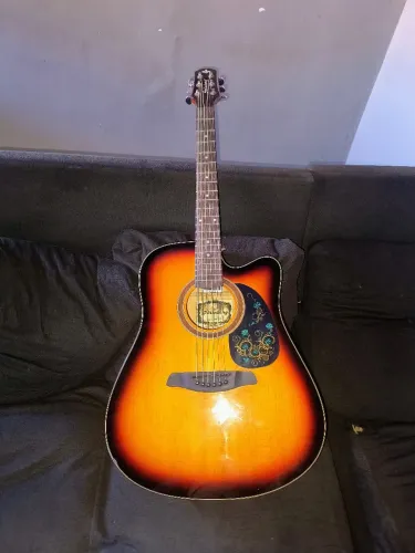 Striberg AF60CSB regulado pelo luthier corda bem baixa eletrica top