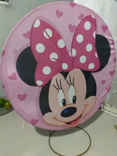 Arco e malha tema Minnie (Festa mesa)