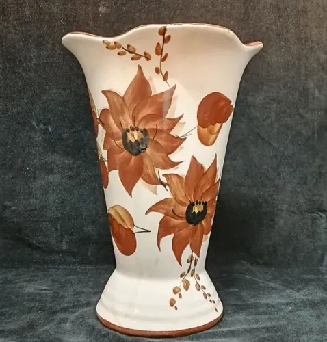 Vaso Floreira em Faiança