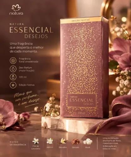 Natura Essencial Desejos 100 ml ? Edição Festiva