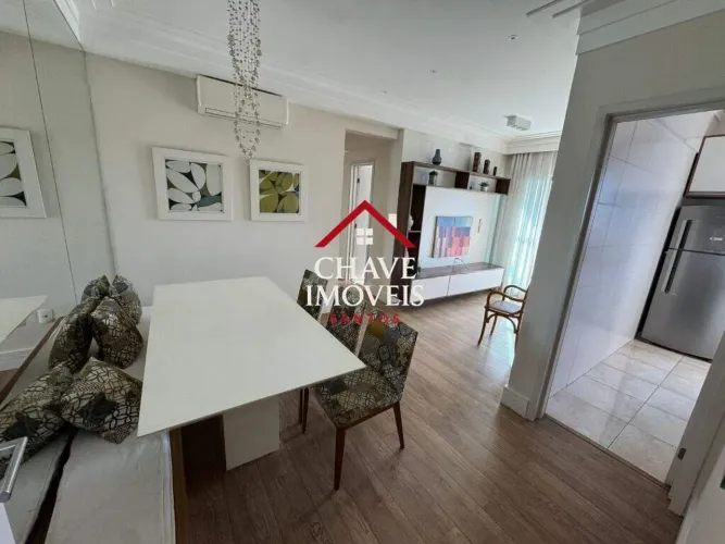 Apartamento para alugar, 75 m² por R$ 5.500,01/mês - Estuário - Santos/SP