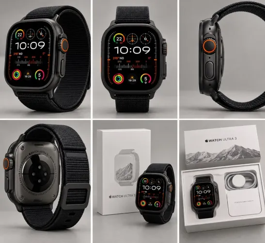 Apple Watch Ultra 3 Black 49mm - Impecável - 5 Meses de Uso