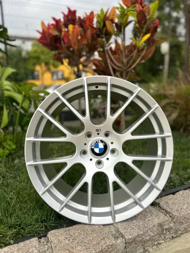 Jogo De Rodas M3 Cs M Sport Prata 5x120 - 19x8,5 e 19x9,5