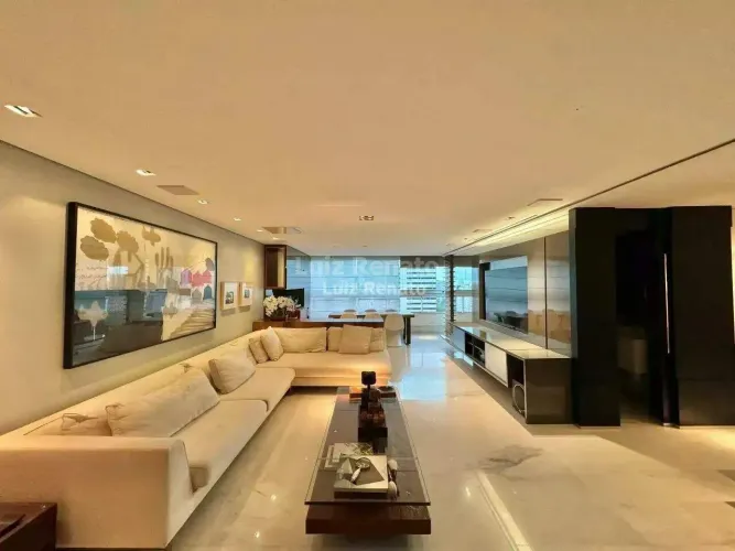 Apartamento mobiliado para locação, 4 quartos com 3 suítes, 175m² de área na Savassi
