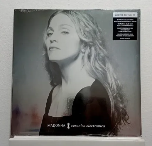 Madonna - Veronica Eletronica Vinil LP Novo Lacrado Transparente 2025