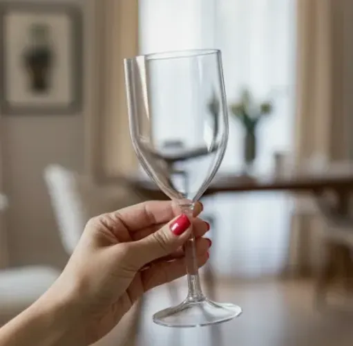 Taças de Vinho em Acrílico Premium