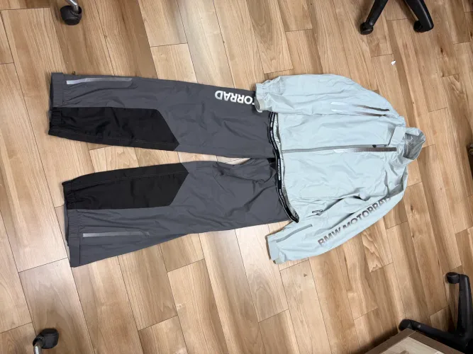 Conjunto Impermeável Original BMW Motorrad - Jaqueta + Calça - Tamanho XL