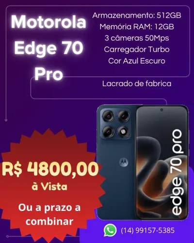Celular Motorola Edge 70 Pro 512GB