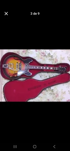 Guitarra univox hi coily semi acustica 60/70