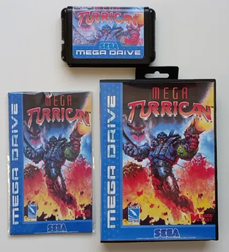 Jogo Mega Turrican - Mega Drive Japonês