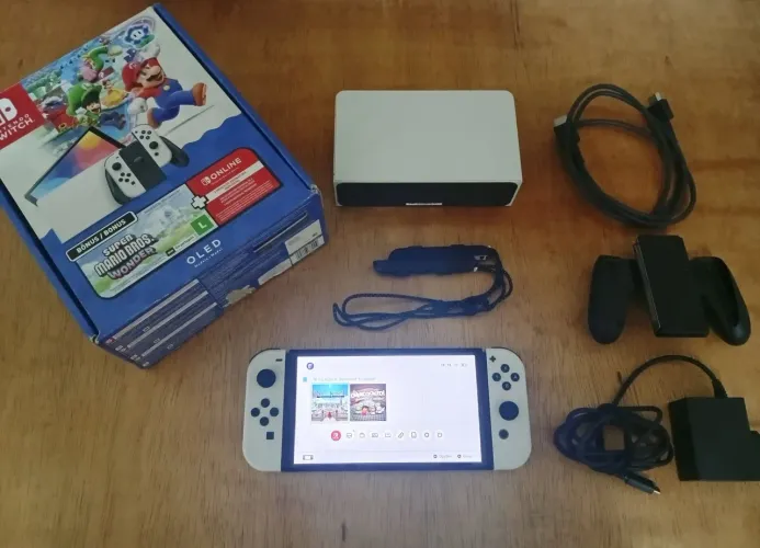 Nintendo Switch Oled C/2 Jogos (Faço Envio)