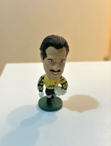 miniatura goleiro futebol arsenal - david seaman