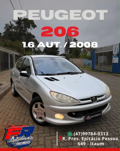 Peugeot 206 Techno/ Feline 1.6/ 1.6 Flex 16V 5P 2008
