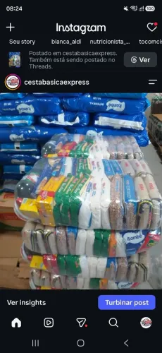 Cesta basica super grande venda na promissoria