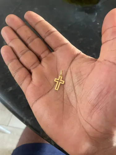 Pingente Crucifixo ouro 18 K