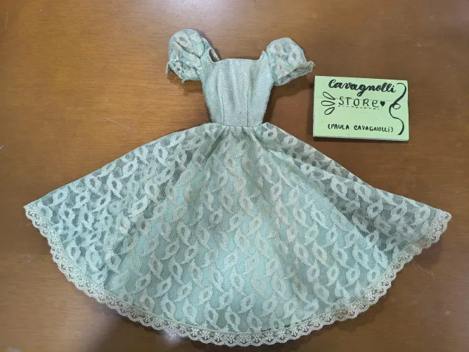 Vestido Barbie Estrela Glamour 1988 LEIA A DESCRIÇÃO