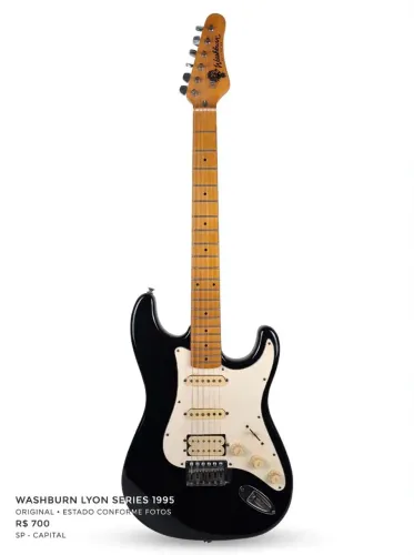 Guitarra Strato Washburn Lyon Series 1995 Original