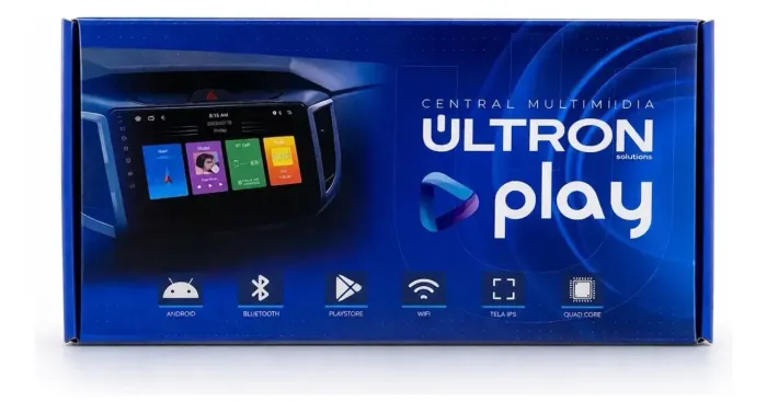 Multimidia Ultron 9pol Universal 2ram 32gb Carplay Android
