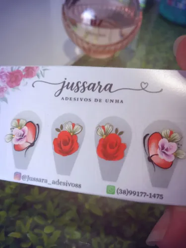 Adesivos de unha delicado e alto padrão