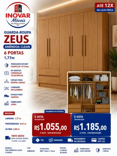 Guarda Roupa Zeus