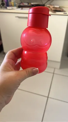 Garrafinha tupperware minhoca 350ml