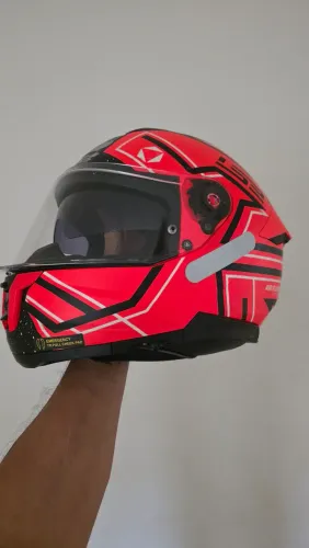 Capacete LS2 Capacete Ls2 Stream 2 Ff808 Maze Laranja Black